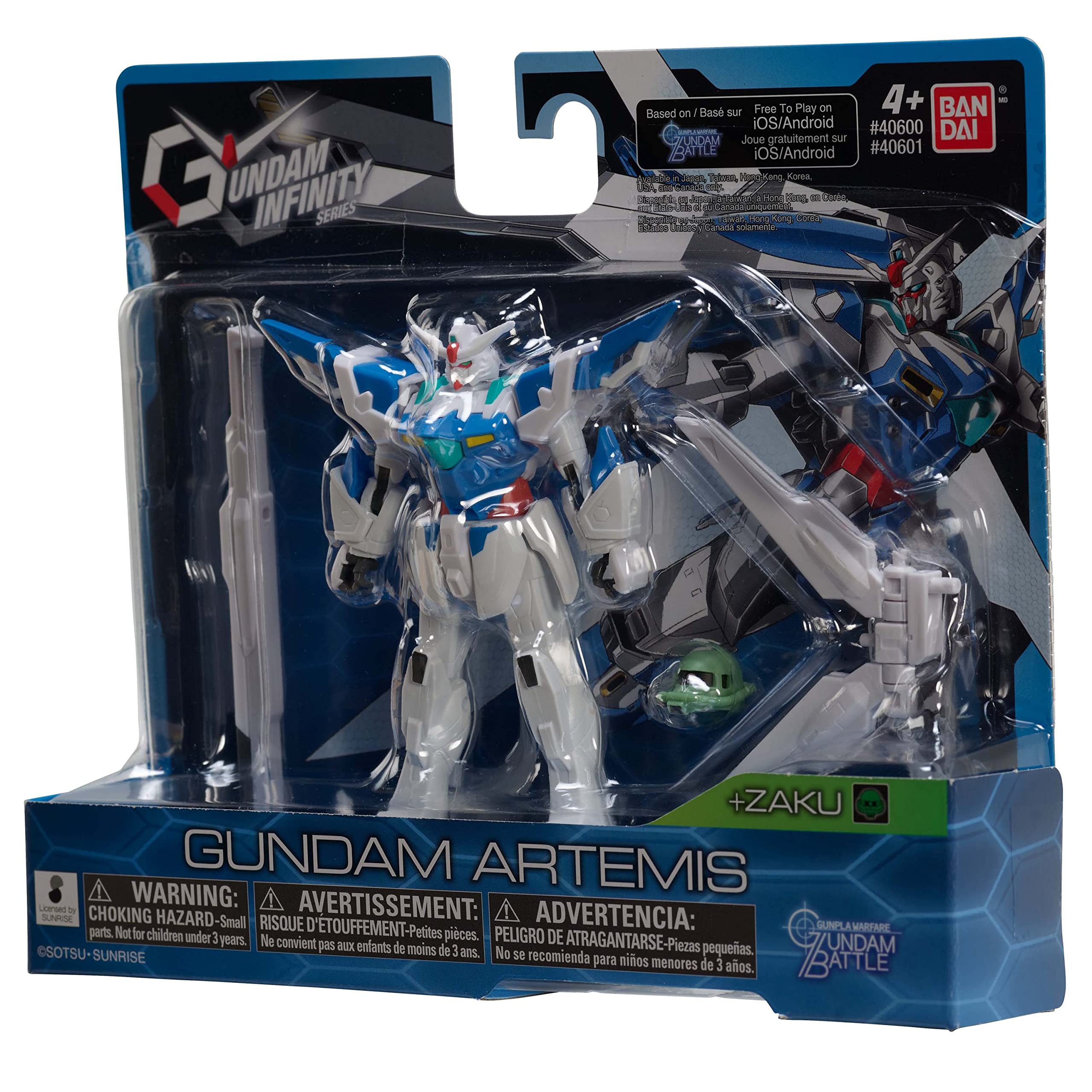 MAR218703 - GUNDAM INFINITY GUNDAM RX-78-2 4.5 IN AF CS - Previews World