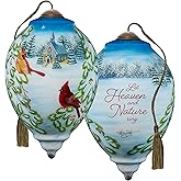 Ne’Qwa Art 7241131 Let Heaven and Nature Sing Kathy Goff Hand-Painted Blown Glass Ornament
