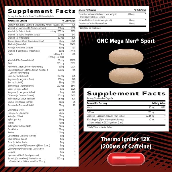 GNC AMP MEN’S RIPPED VITAPAK PROGRAM, 4 IN 1 PRODUCT VITAMIN PACK, METABOLISM & LEAN MUSCLE TONE, BURN CALORIES, WATER SHEDDING, ADULT MULTIVITAMIN, CAFFEINE, CLA, PROVEN INGREDIENTS, 30-DAY SUPPLY