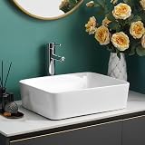 BELOFAY Ceramic Bathroom Sink Rectangular 48x38 cm White Gloss view 7