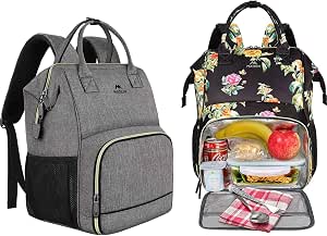 Amazon.com: Mochila para almuerzo, mochila térmica térmica con puerto USB  para mujeres y hombres, bolsa de almuerzo a prueba de fugas resistente al  agua : Electrónica