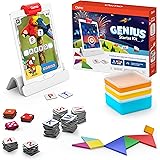 Osmo - Genius Starter Kit, Ages 6-10 - Math, Spelling, Creativity & More - STEM Toy Educational Learning Games (Osmo Base Inc