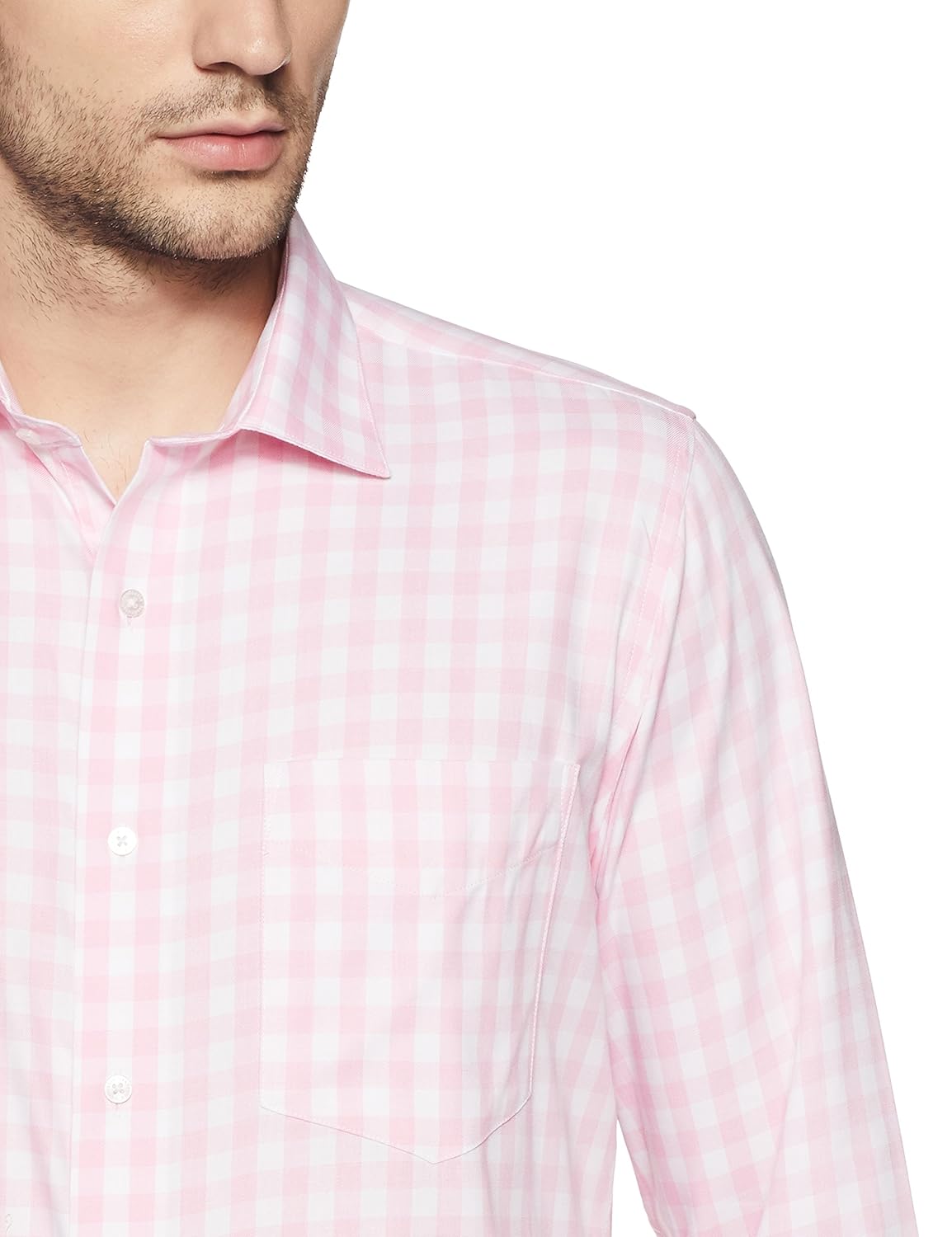 van heusen men's solid slim fit formal shirt