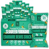Where You Bean Edamame Beans Snack - Dry Roasted Edamame (Seaweed Furikake) | No seed oils. 12g protein. Crunchy, plant-based, keto-friendly, and vegan. Each pack is 0.9 oz; comes in a pack of 8.