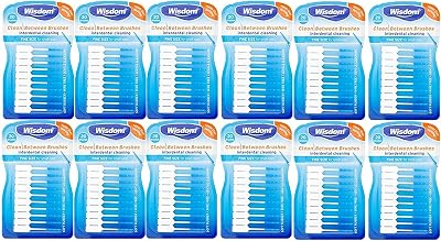 Wisdom Clean Between Interdental Brushes Fine Size 20's Pack 12