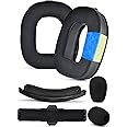 A50 Gen 4 Mod Kit - defean Replacement Earpads and Headband Compatible with Astro A50 Gen 4 Headset,Ear Cushions, Upgrade High-Density Noise Cancelling Foam, Added Thickness