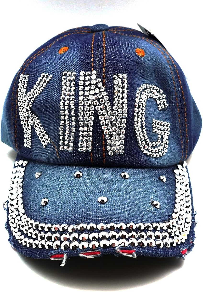 embellished baseball cap