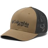 Columbia Unisex PFG Logo Mesh Ball Cap, Truffle/Grill/Camo/Bass, L/XL | Why We Like The PFG Mesh Trucker Hat