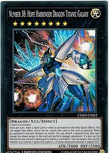 Yu-Gi-Oh! - Number 38: Hope Harbinger Dragon Titanic Galaxy - CYHO-ENSE2 - Super Rare - Limited Edition - Cybernetic Horizon