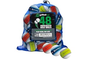 GolfBall Nut Used and Recycled for Taylormade Tour Response Stripe Mint 5A Choose Color (24 & 48) Golf Balls Mesh Bag Included