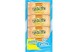 PRODIANA Diana Pic-Nic Sugar Wafer Cookies, Vanilla Flavor, 5.64 Oz (Pack of 8)