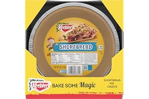 Keebler Ready Crust 9-Inch Shortbread Pie Crusts, Premade Pie Crusts For Baking And No-Bake, 12 ct