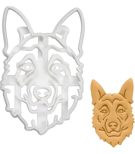 Bakerlogy Short Haired Dachshund Face Cookie Cutter - 1 Piece Dog Shaped Cutter - View #9