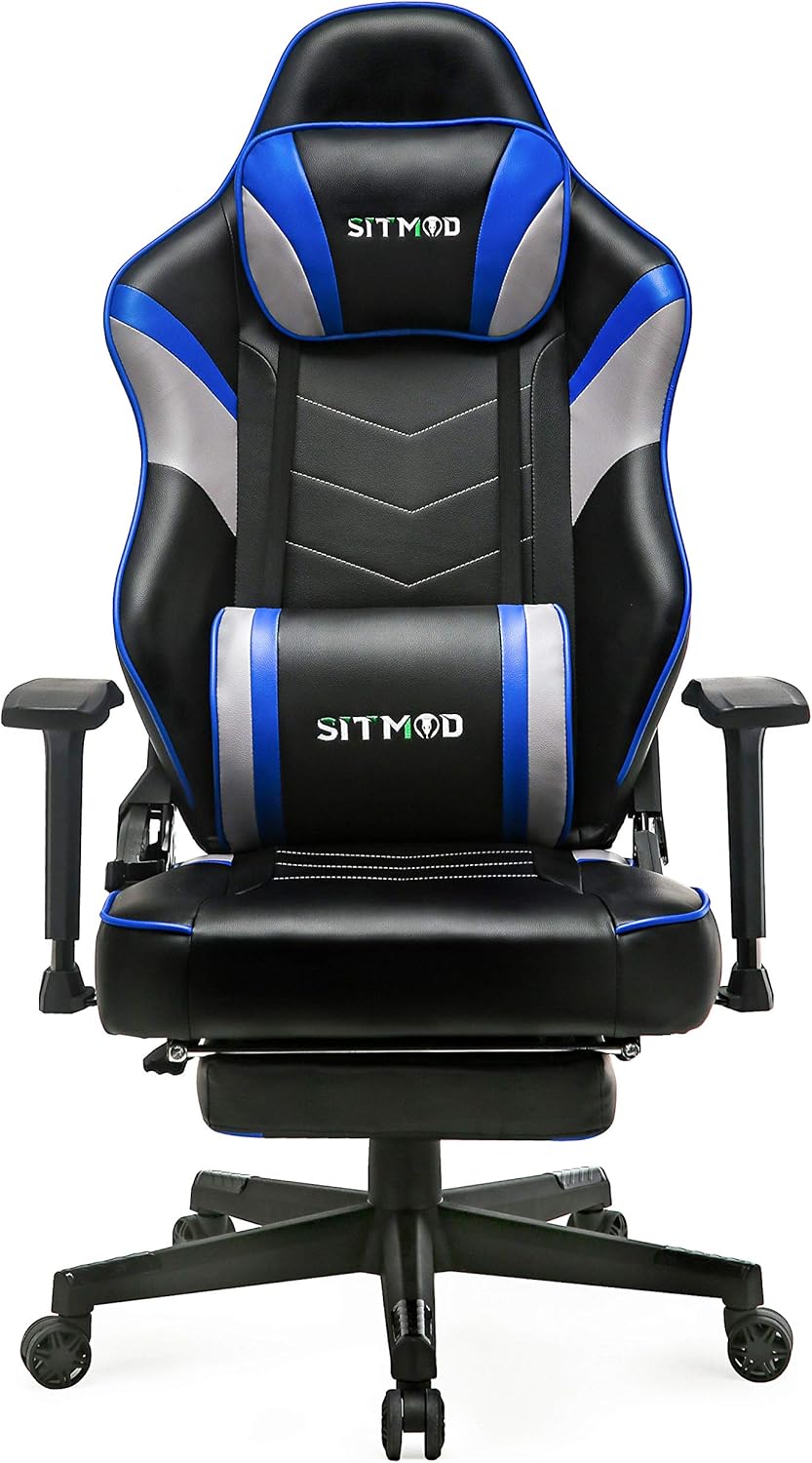 SITMOD Gaming Chair with footrest Ergonomic Heavy Duty Office Chair