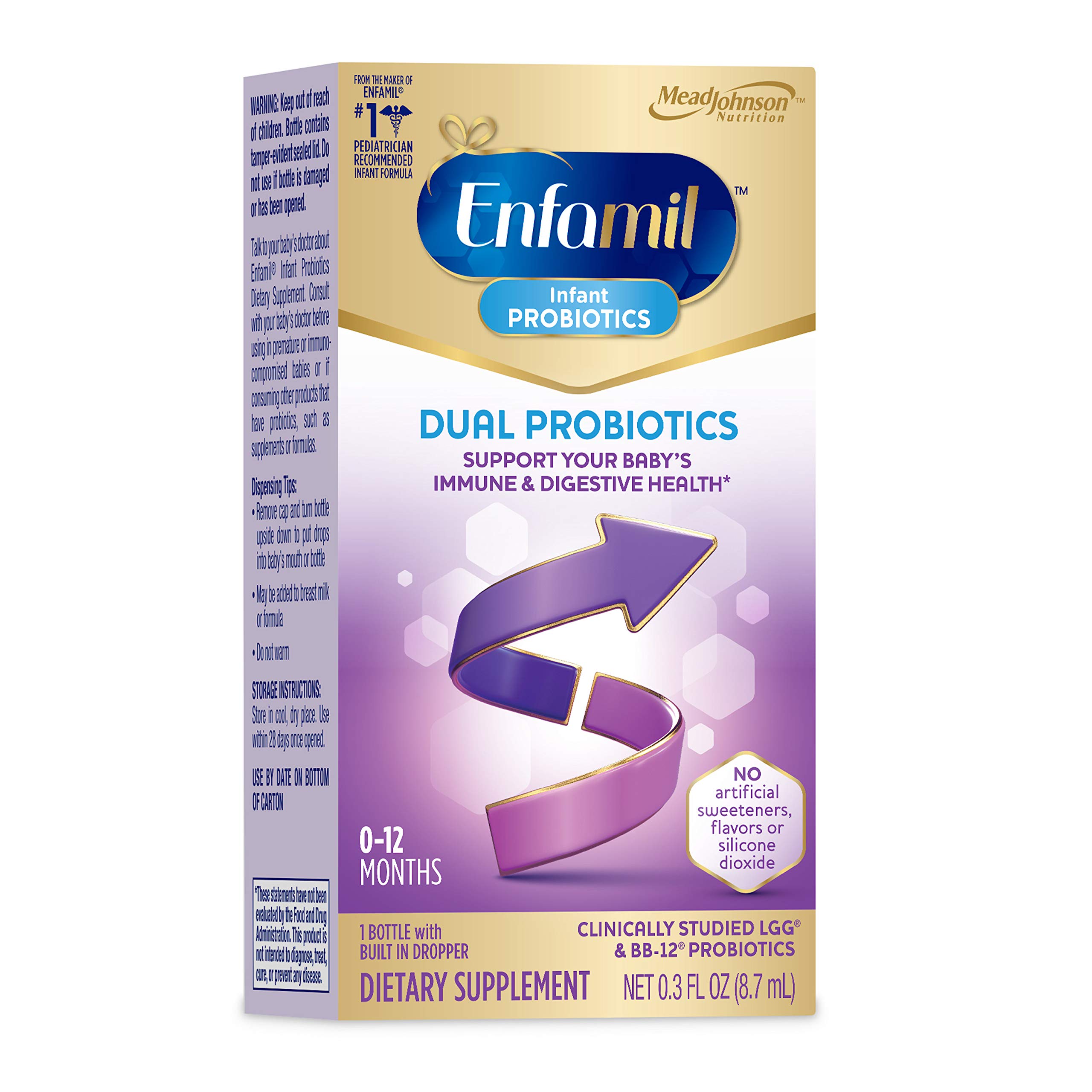 Enfamil Infant Probiotics Dual Probiotics, 8.7mL Buy Online in United