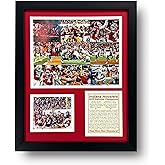 Indiana Hoosiers | 2025 CFP National Champions | Collectible Hoosier Football Memorabilia | Framed Picture & Photo Collage Gift, Man Cave Wall Art, Home & Room Decor | 2 Sizes & 2 Styles (Mosaic, 12"x15")