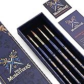 FOXBITE Kolinsky Sable Set Brushes for Miniature Painting Modeling Pieces Fine Detail Paint Brush Miniature Painting Kit Mini