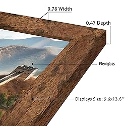 Picrit 10x14 Picture Frame, Photo Frame for Wall