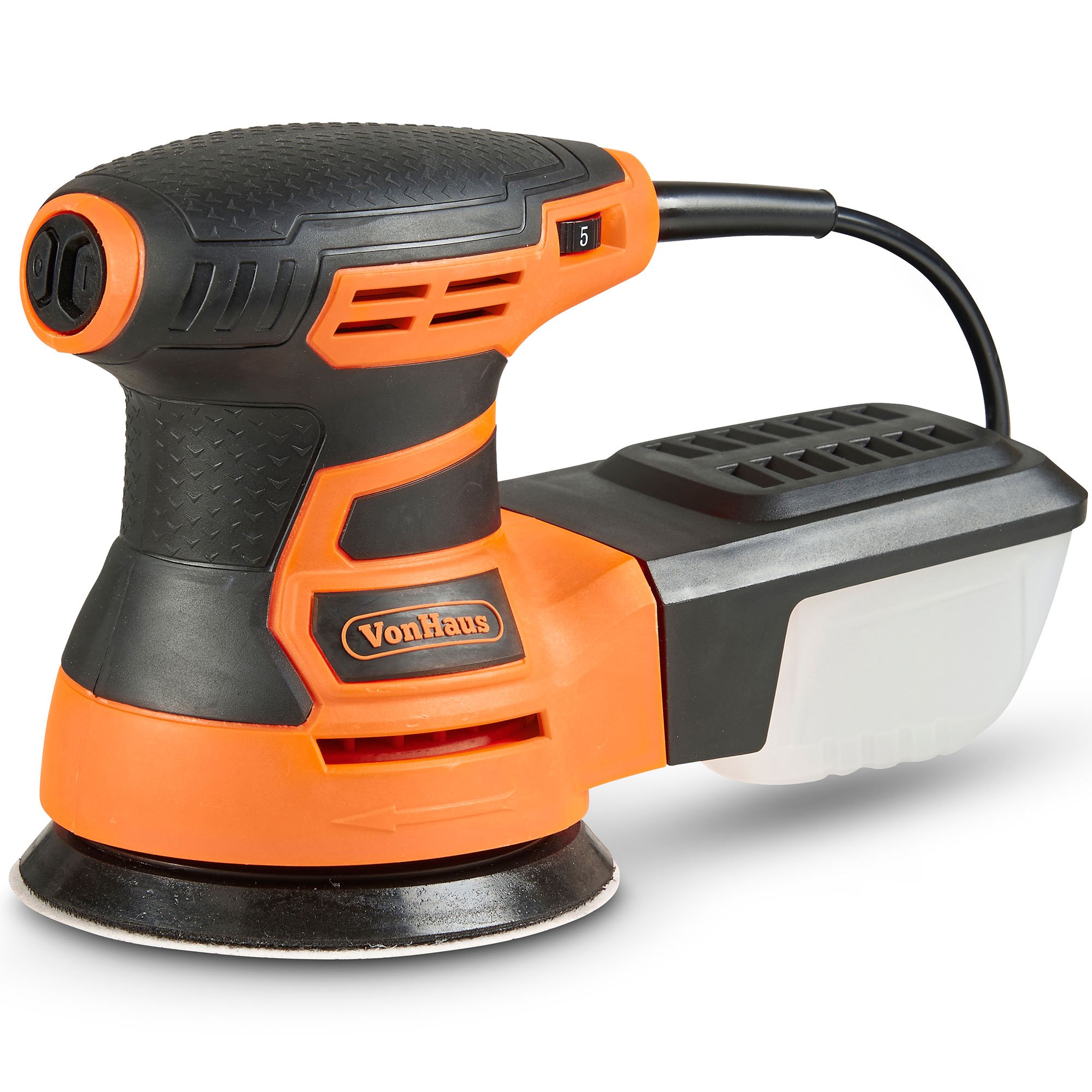 VonHaus Random Orbit Sander with 13000 RPM 6 Variable Speed and Dust