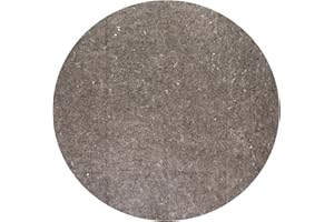 Anji Mountain Round 4' x 4' Non Slip Extra Strong Protective Rug Pad for Hardwood Floor,Anti Slip Thick Area Rugs Pads, Non Slip Rug Grippers For All Surfaces Under Carpet Mat Gray/Tan