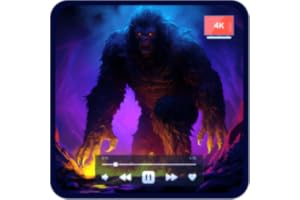 Mystic Yeti & Bigfoot – Enormous Fantasy Creature Roaming Snowy Mountains with Eerie Ambience Sleep Timer Fire TV Screensaver