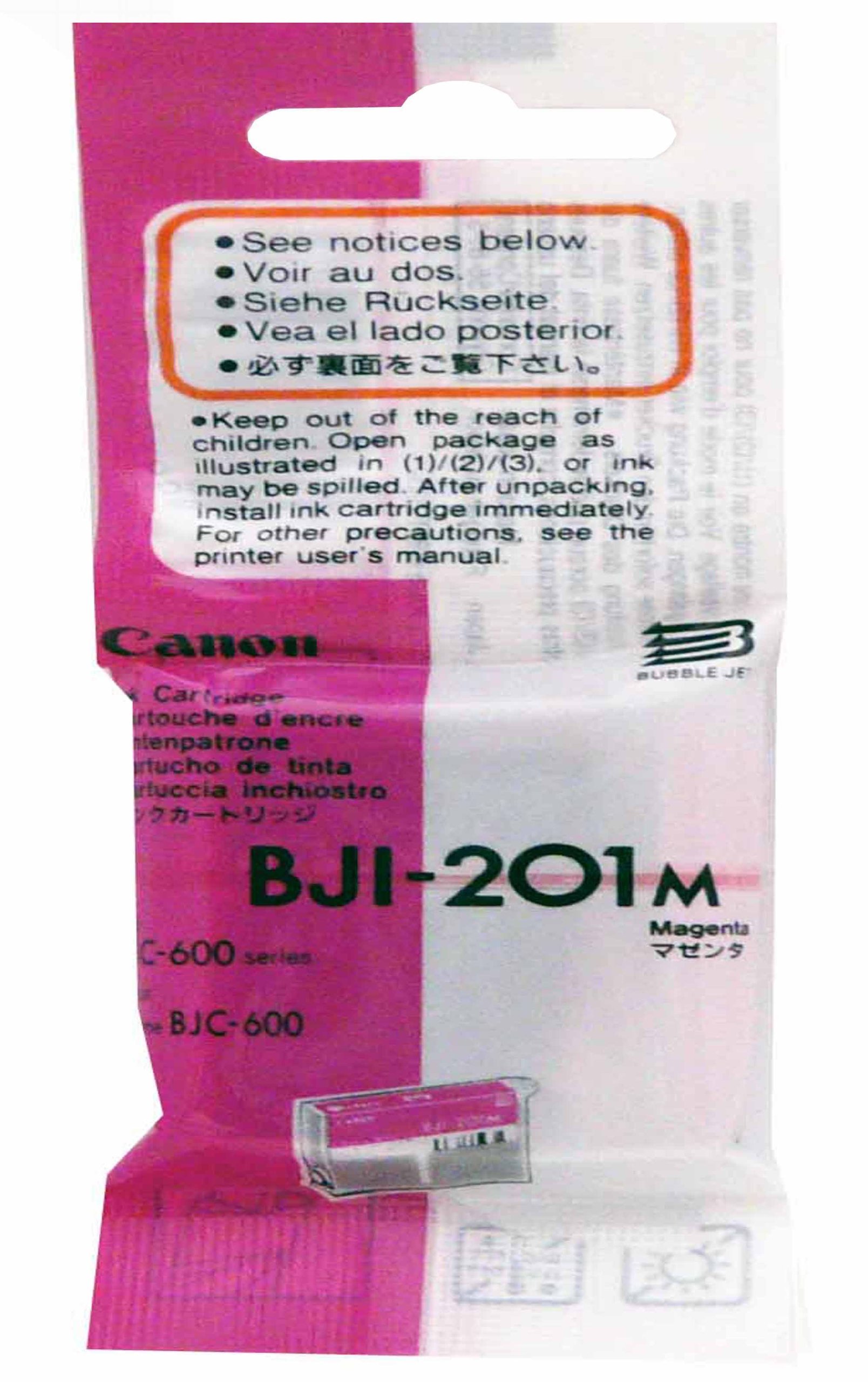 Canon BJC-600/600e/610/620 Magenta Ink Cart
