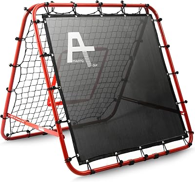 Amazing Tour Adjustable Football Rebounder Net - Double-Sided Portable Training