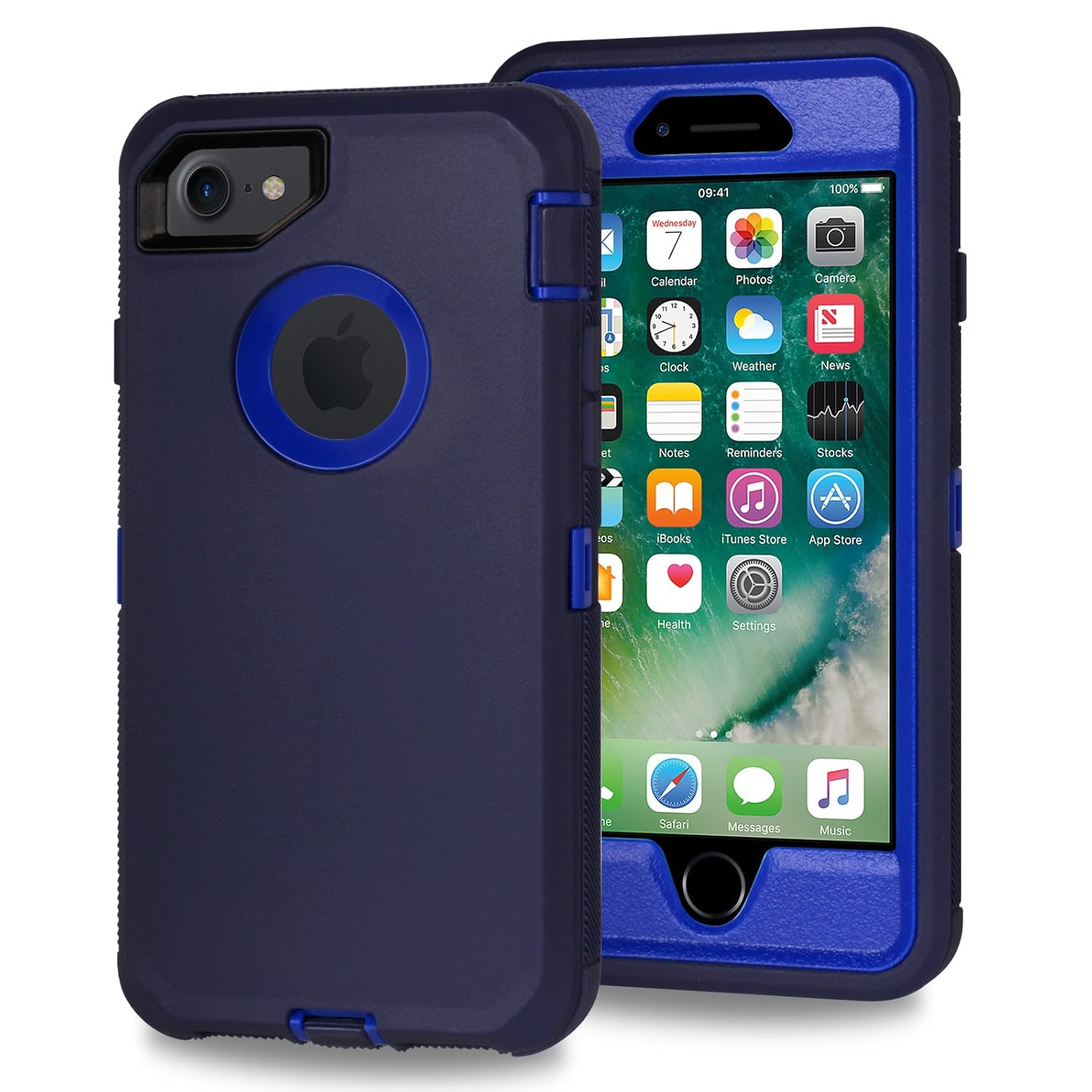 Xylo® Dual Protect Heavy Duty Dust/Shock Proof Case Cover For Apple