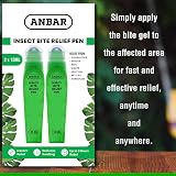 Anbar Bug Bite Relief Pen 15 mL Deet Free Instant Itch Relief Kids Adults view 3