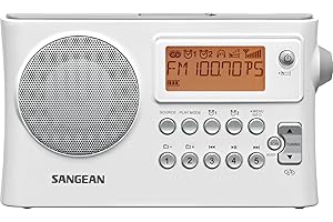 Sangean PR-D14 AM / FM-RDS Portable Radio with USB MP3 / WMA Playback