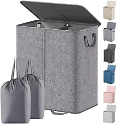 Lifewit Double Laundry Hamper with Lid and