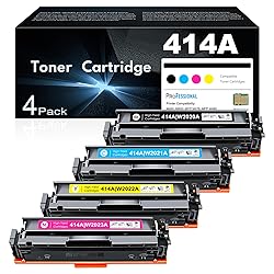 414A Toner Cartridges 4 Pack High Yield Replacement