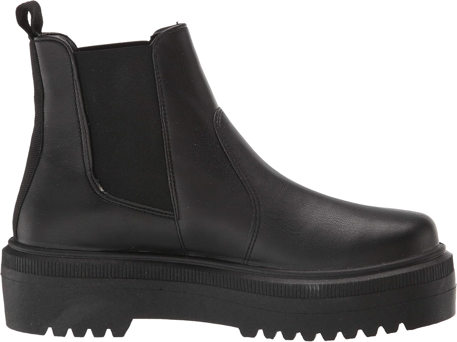 yardley black platform ankle boots