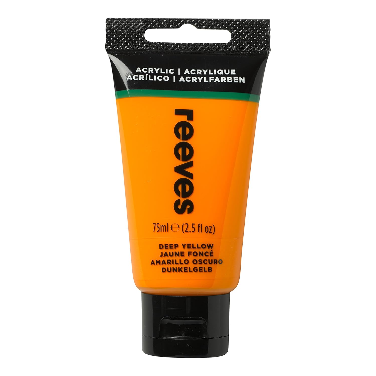 Reeves Pintura acrílica 75 ml, Amarillo Oscuro Amazon.es Hogar