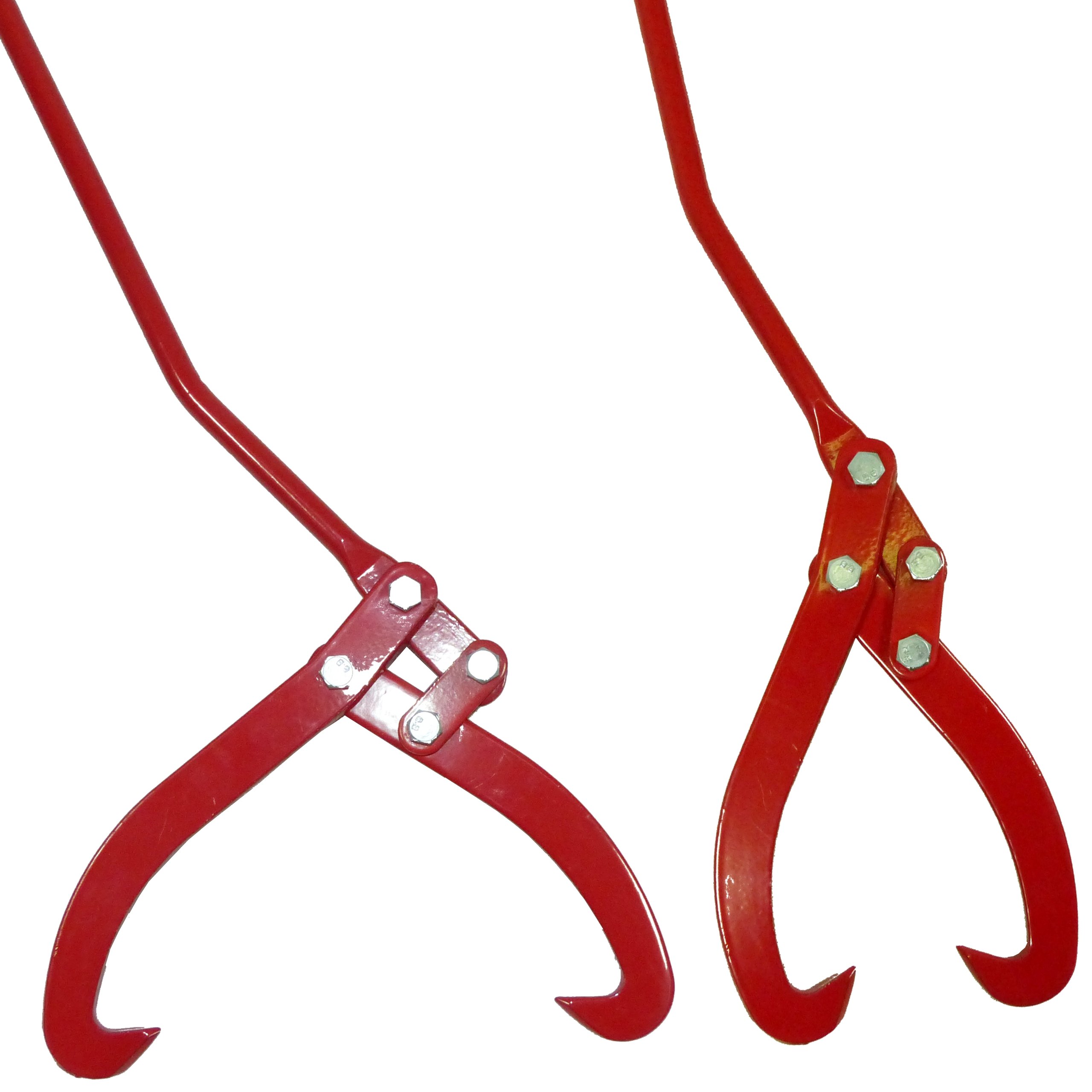 SPARPACK 2 Stück VORLIEFERZANGE Handpackzange 190mm Klauenöffnung. Holzzange Handhebezange Holzgreifer Schleppzange 6