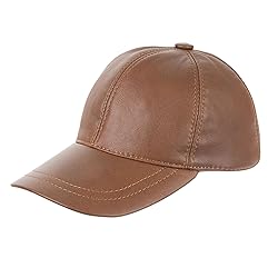 Zessano Genuine Leather Unisex Baseball Cap