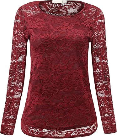 ladies long sleeve tops amazon