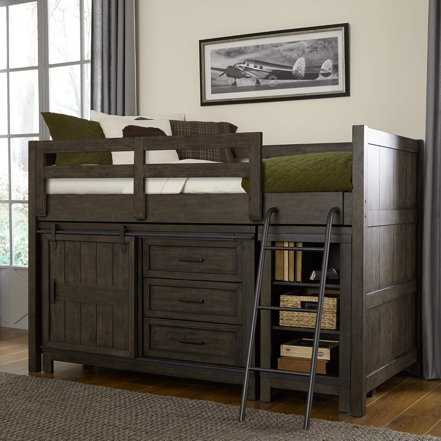 double twin loft bed