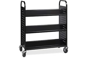 Lorell Double-Sided Book Cart