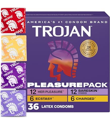 Amazon.com: Trojan Paquete variado de 40 unidades