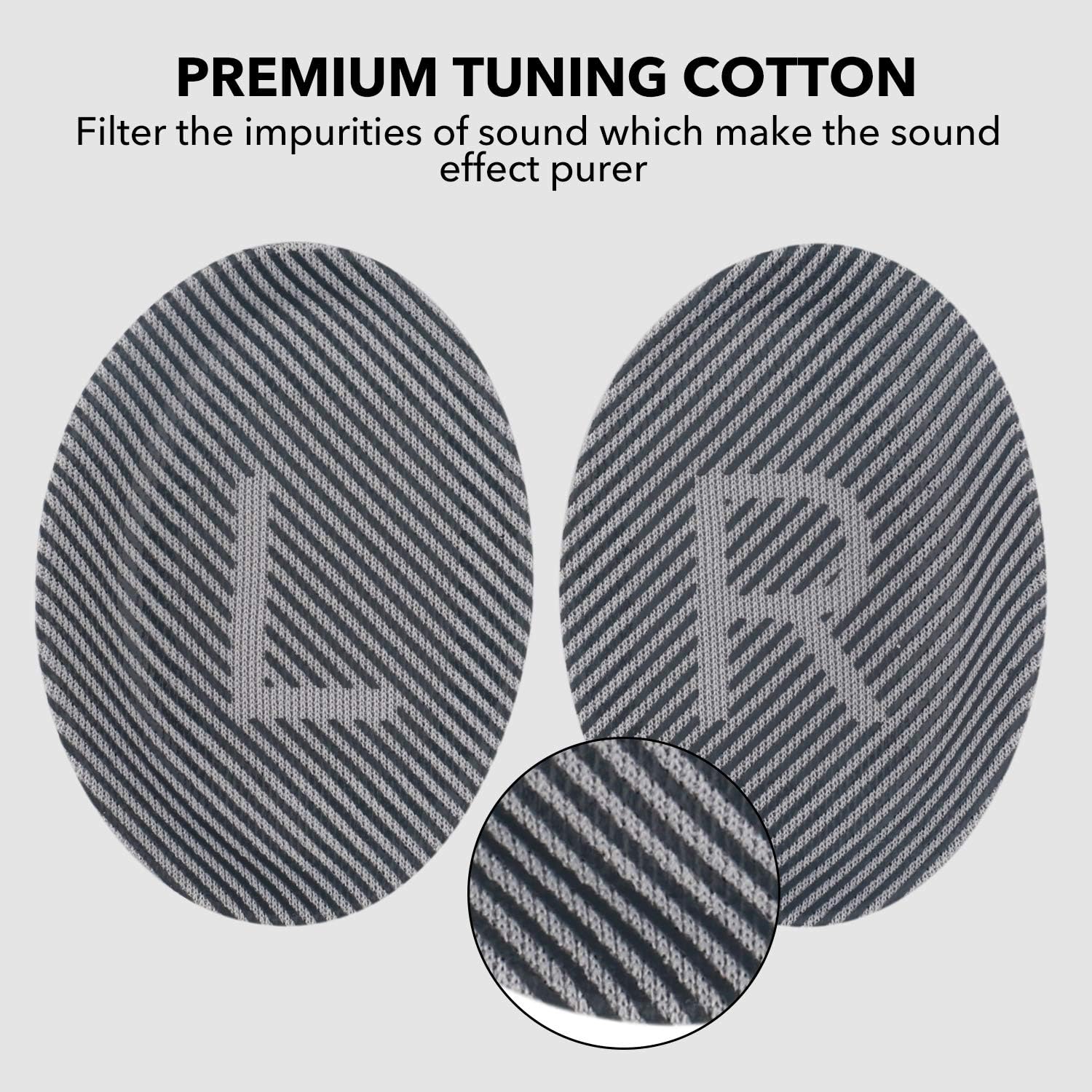 Bose Quiet Comfort 35 Replacement Ear Pads Cushions Earpads Accessories for Bose QC 35 /35II Made of Protein Lambskin Memory Foam (Gray): Electronics