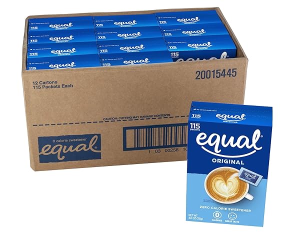 EQUAL 0 CALORIE SWEETENER, ASPARTAME AND ACESULFAME-K SWEETENER...