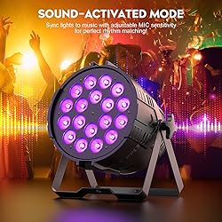 200 W Stage Par Lights, RGBL 4-in-1 LED Par Can
