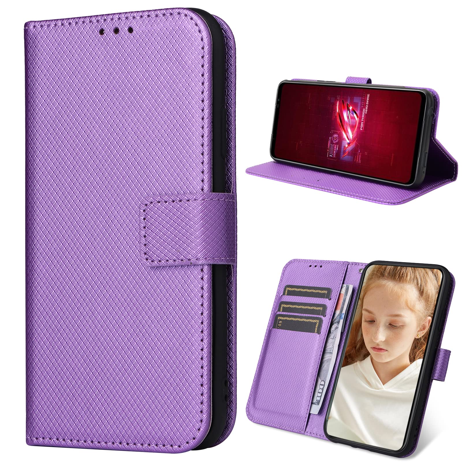 BaiFu Wallet Case for Doogee X97 Pro/X97 Case, Wallet Magnetic Cover with Flip Stand, Diamond Leather Phone Case Compatible with Doogee X97 Pro/X97, Diamond04