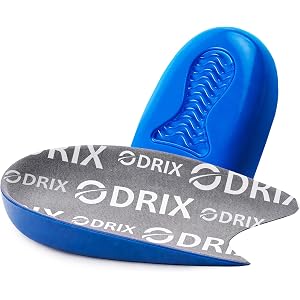 Odrix Gel Heel Cups for Plantar Fasciitis & Achilles Tendonitis, 2 Pack | Fabric-Top Design Feels Soft Against Skin | Extra-D