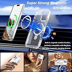 UMIONE for iPhone 16 Pro Max Clear Magnetic case