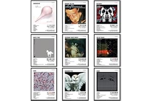 HerZii Prints Deftones Album Cover Poster, Set of 9 8x10 Music Art, Premium Quality Wall Decor for Home Theater Room Man Cave Bedroom Art Decor UNFRAMED