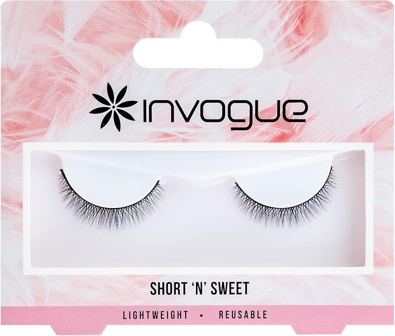 Invogue Short n Sweet Faux Mink Lashes Fluffy Daytime Glamour