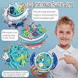 JRD&BS WINL 3D Brain Maze Game Fidget Toy for Kids Ages 6-12 Educational Puzzle view 2