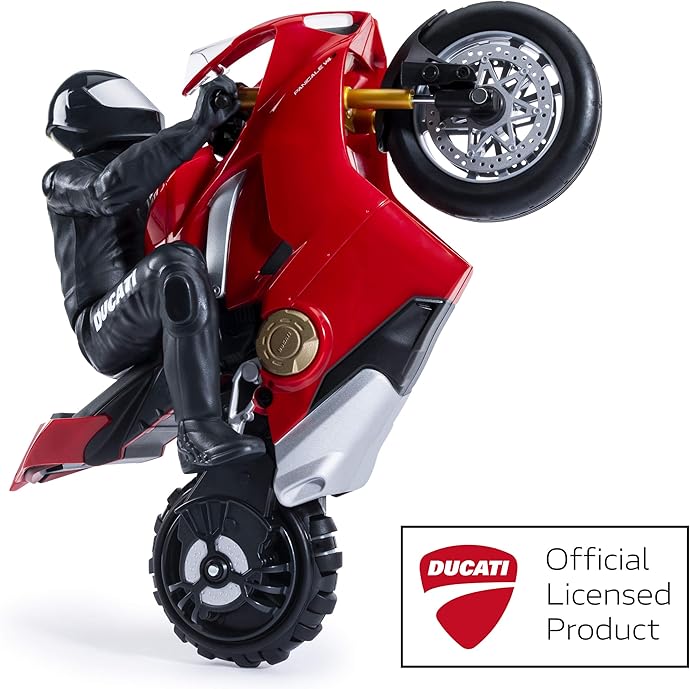 金盒特价 Upriser 杜卡迪 Panigale V4 S 1:6 自平衡遥控摩托车玩具 6.7折.99 海淘转运到手约¥850